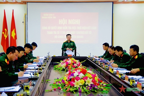 Bộ CHQS tỉnh Tuyên Quang: Kiểm tra kết quả thực hiện nhiệm vụ sau thanh tra